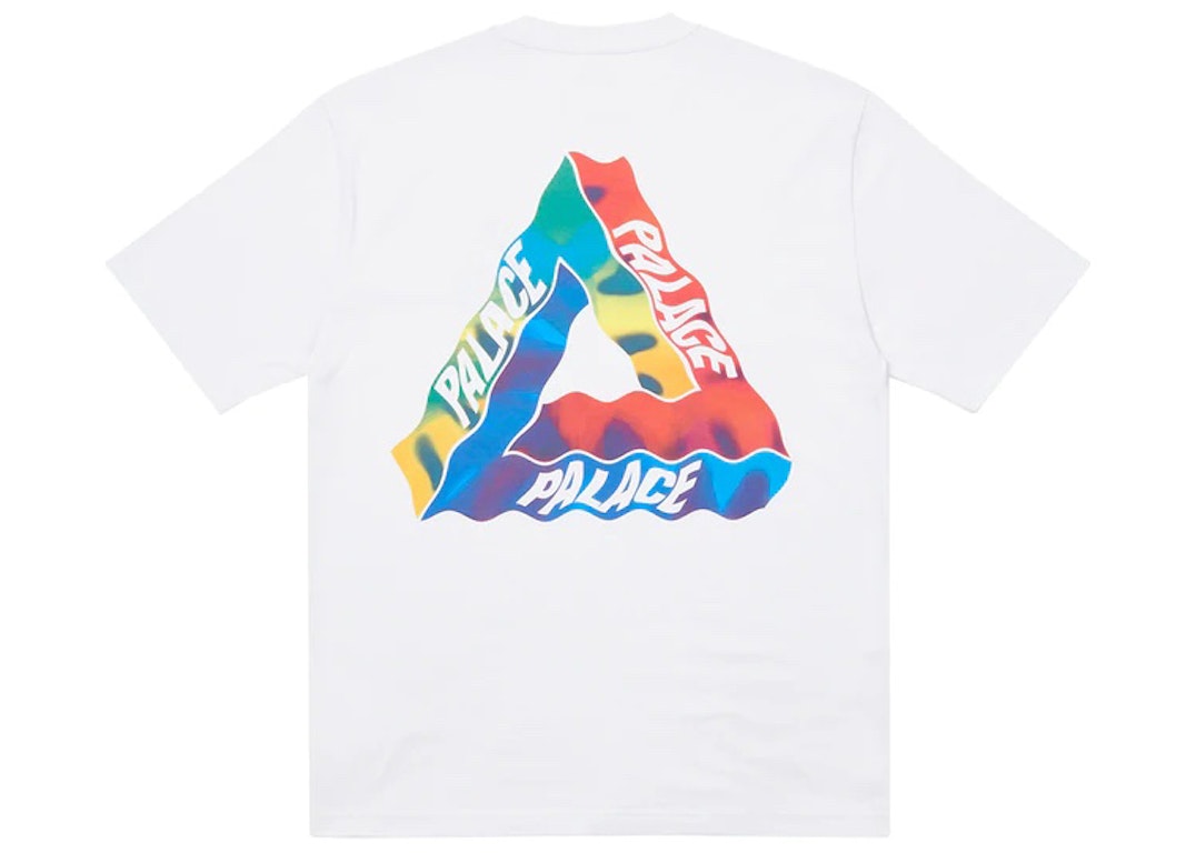 Pre-owned Palace Tri-visions T-shirt White