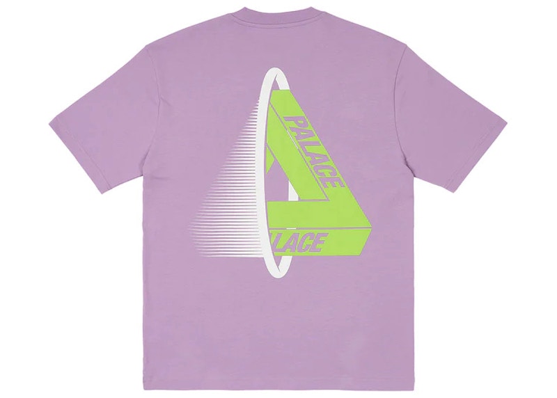 Palace Tri-Void T-Shirt Light Purple Men's - FW23 - US