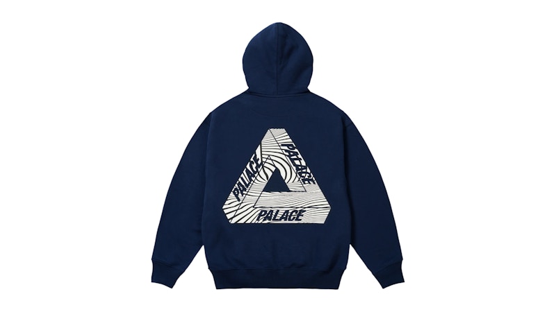 Palace Tri-Vortex Hoodie Navy
