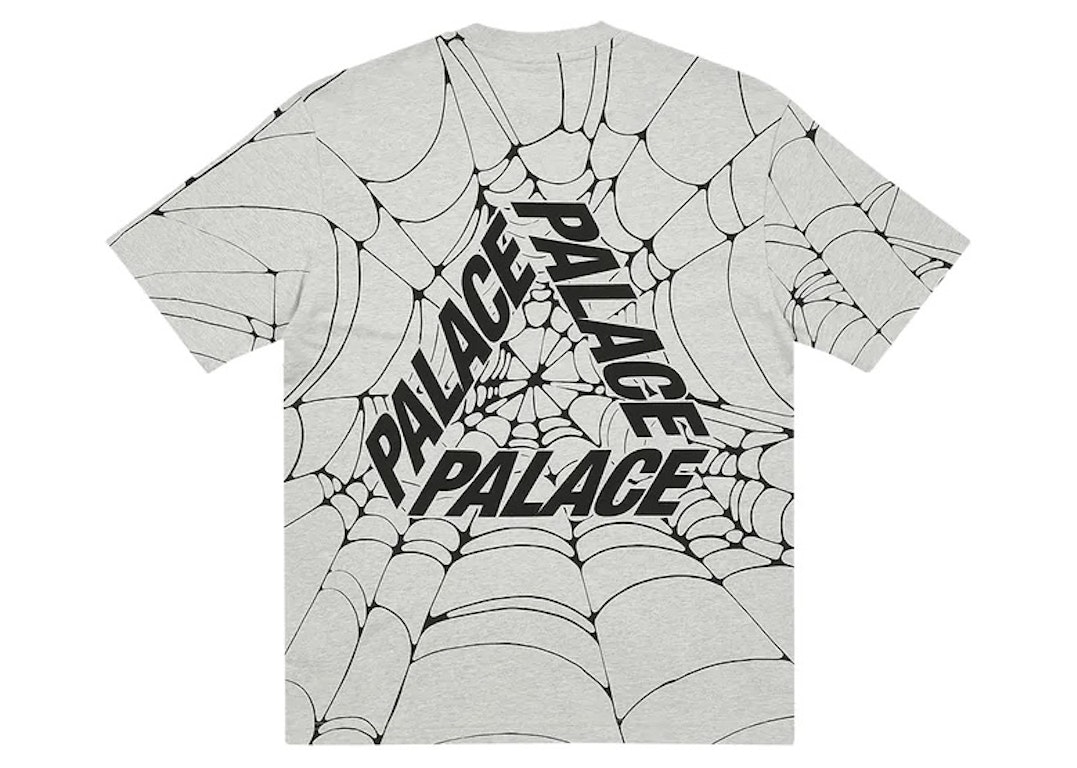 Pre-owned Palace Tri-web T-shirt Grey Marl