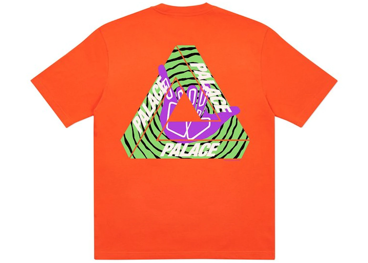 Palace Tri-Zooted Shakka T-Shirt Dark Orange Men's - FW20 - US