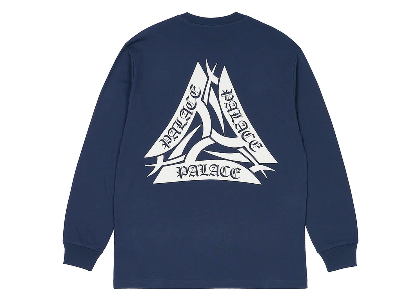 Palace Tribal Tri Longsleeve Navy Men's - FW23 - US