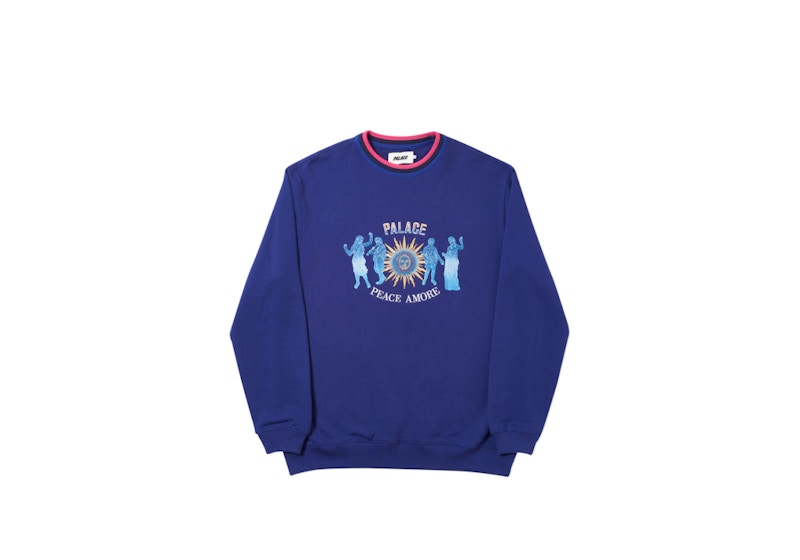 Palace Tripper Rib Crew Violeta