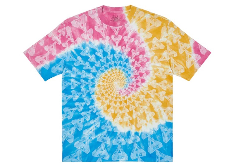 Palace Reacto Tri-Ferg T-Shirt Pink Men's - SS23 - US