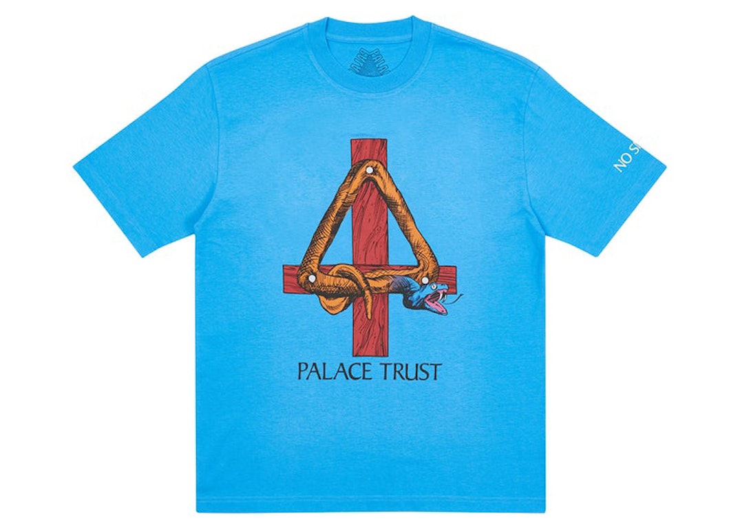 Pre-owned Palace Trust  T-shirt Blue