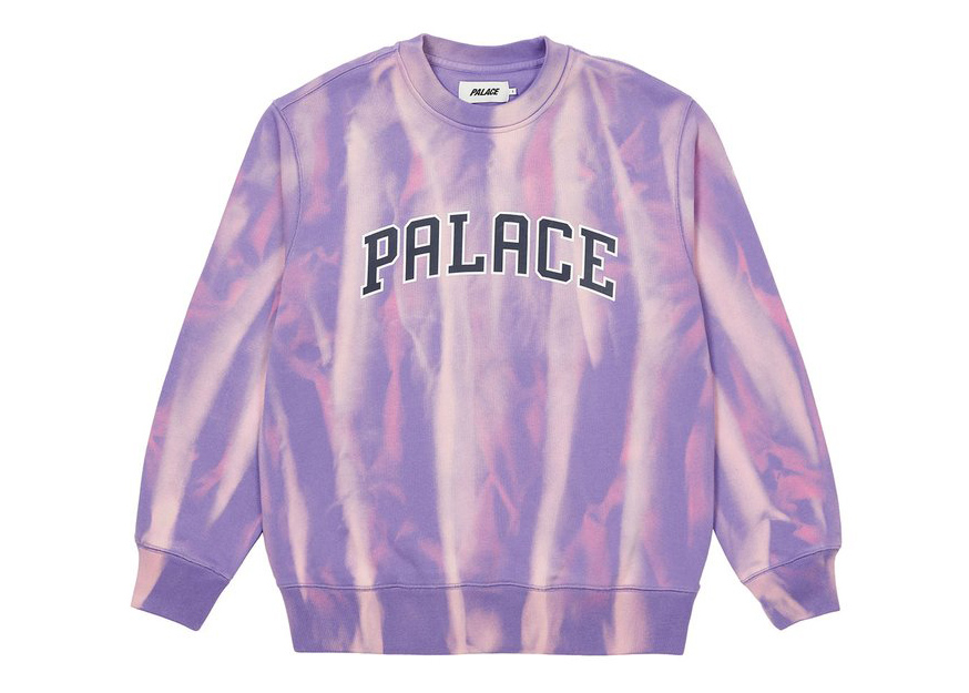 Palace Try-Dye Crew Purple/White メンズ - SS21 - JPメンズ