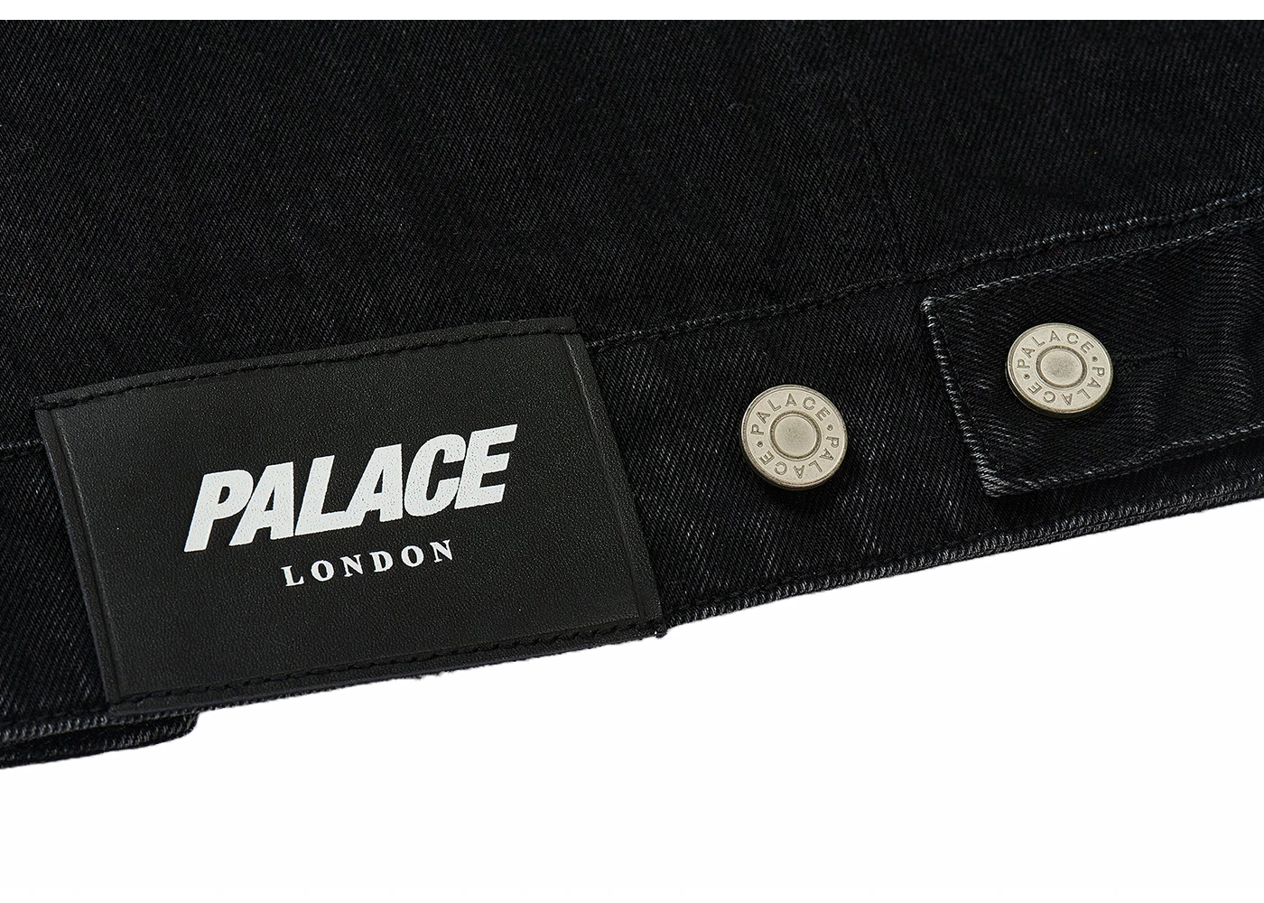 Palace Type P Jacket Black Stonewash Men's - SS24 - US