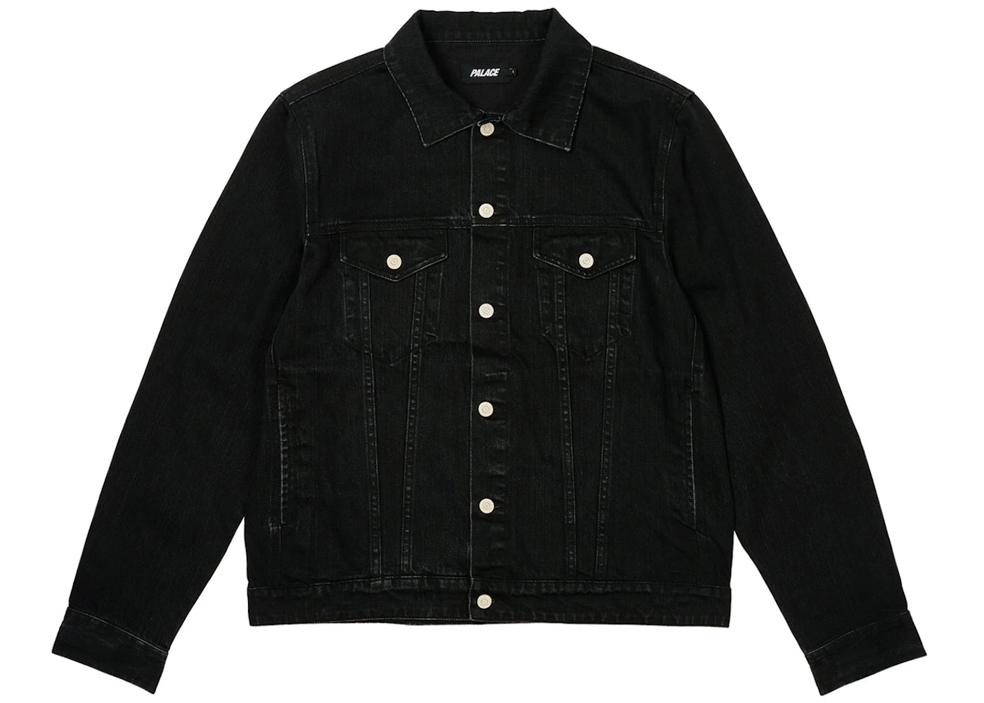 Palace Type P Jacket Black Stonewash Men's - SS24 - US