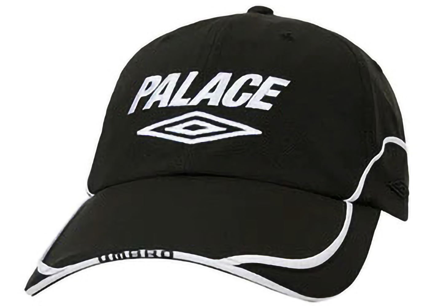 PALACEPALACE UMBRO 6-PANEL CAP ブラック