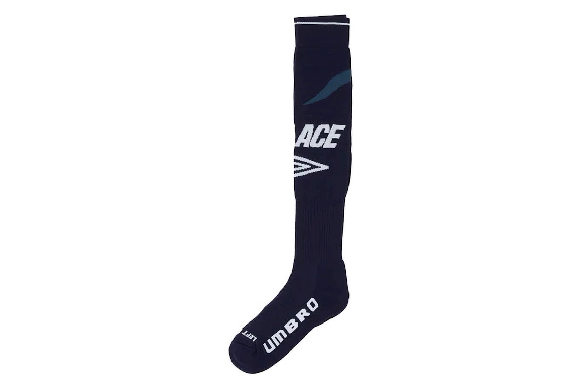 Pre-owned Palace X Umbro Home Sock Navy