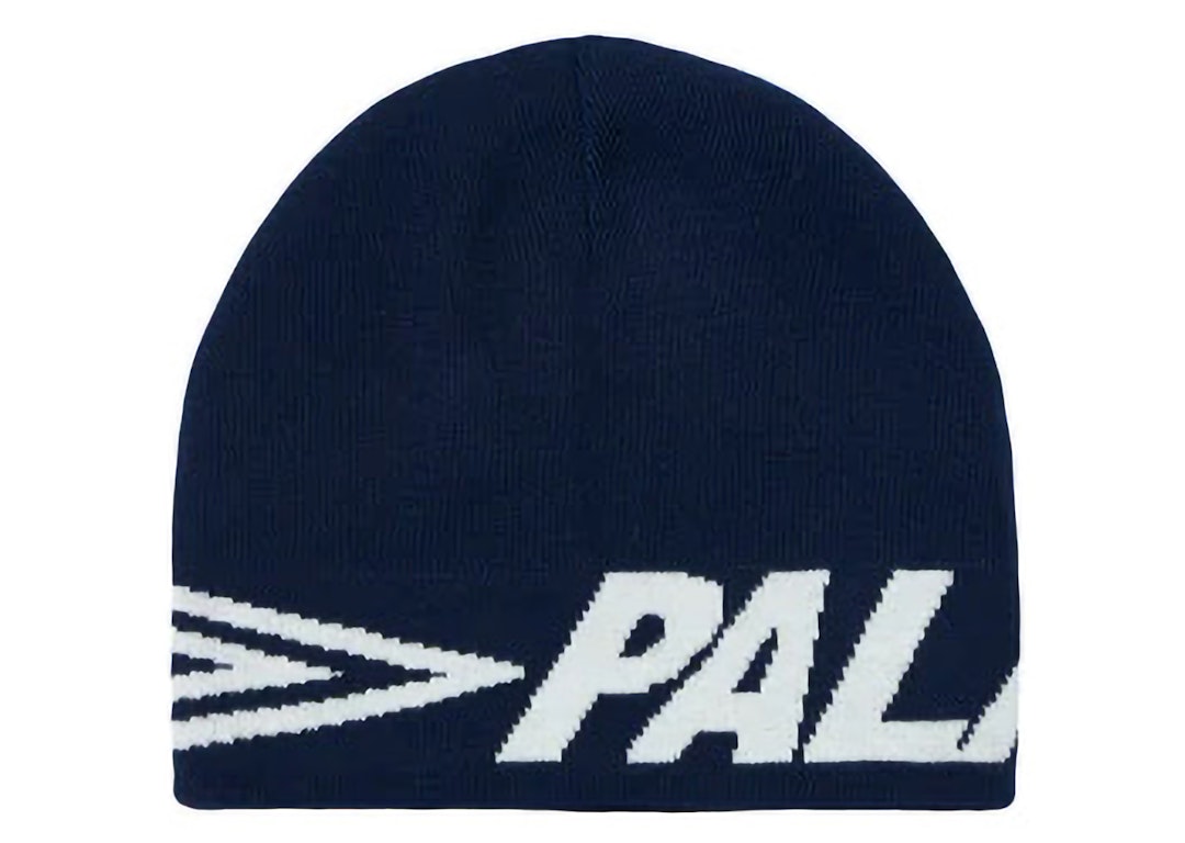 Pre-owned Palace X Umbro Nein Cuff Beanie Navy