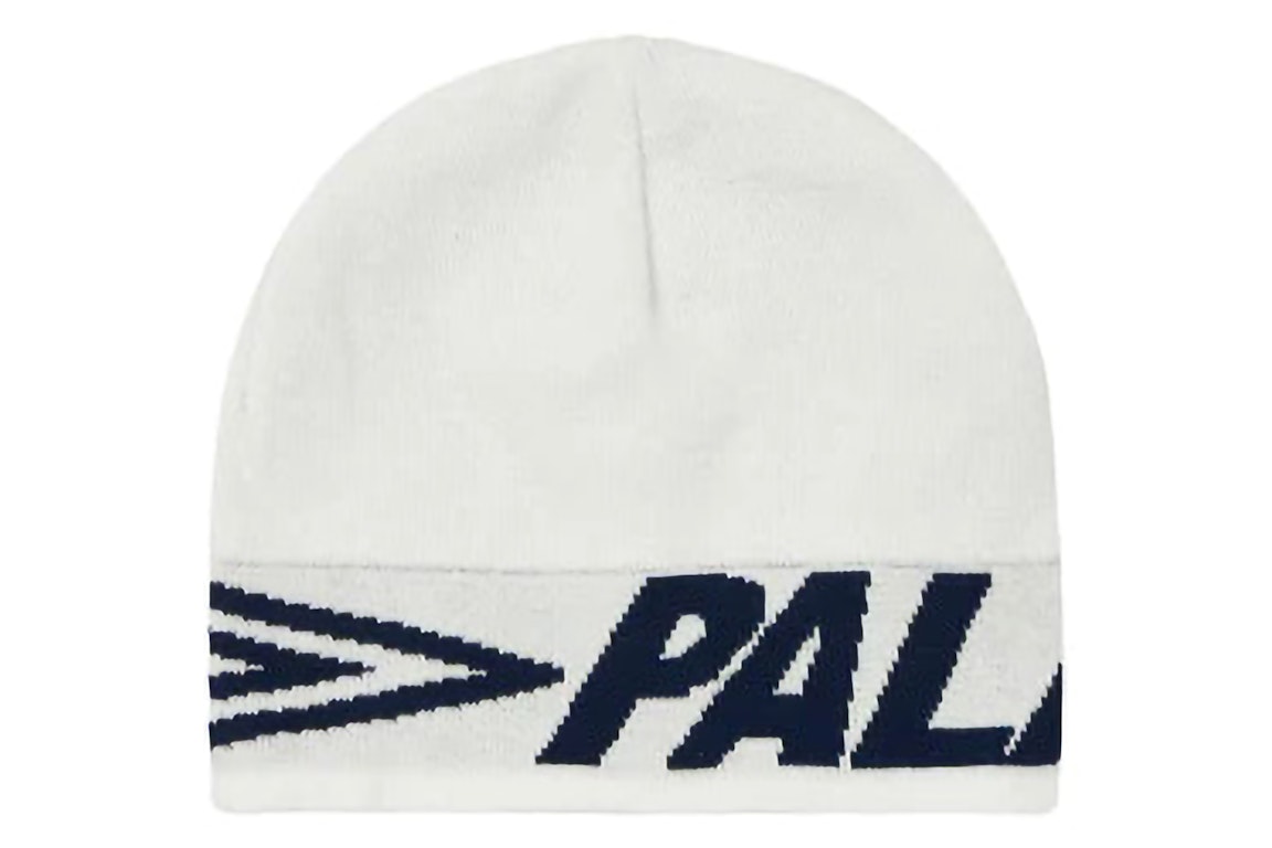 Pre-owned Palace X Umbro Nein Cuff Beanie White