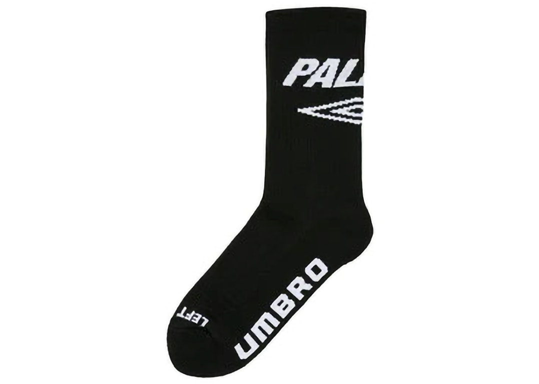 Pre-owned Palace X Umbro Training Sock Black