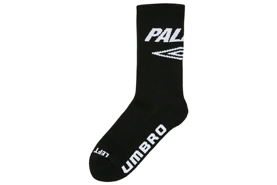Pre-owned Palace X Umbro Training Sock Black