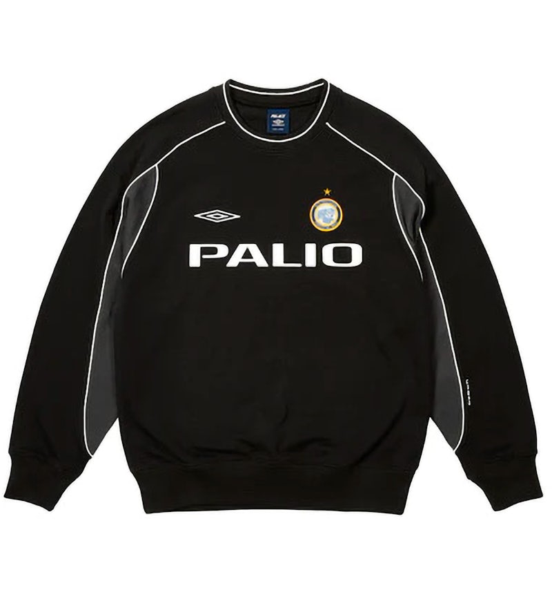 Palace x Umbro Warm Up Crew Black Men's SS24 US - Main Image