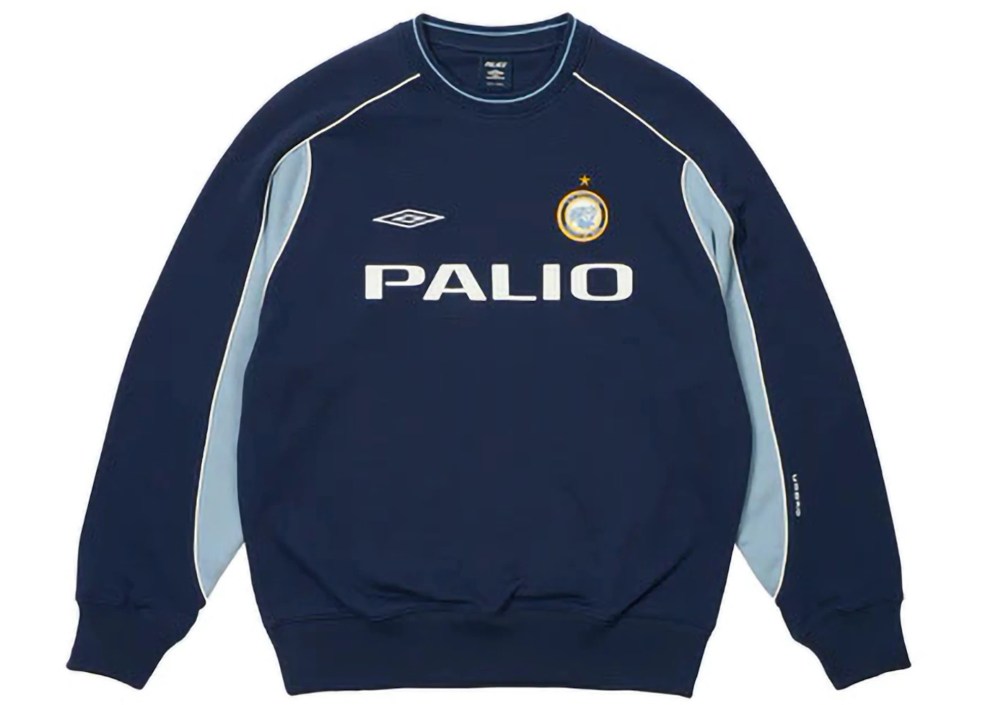 Navy Palace Sweatshirt Uk Palace X Umbro Warm Up Crew Blue Men's