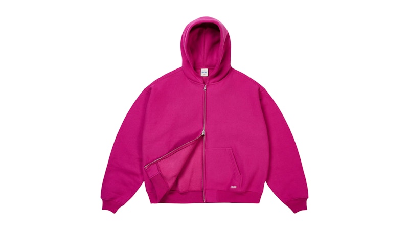 Palace Unisex Zip Hoodie (SS26) Pink Men's - SS26 - US