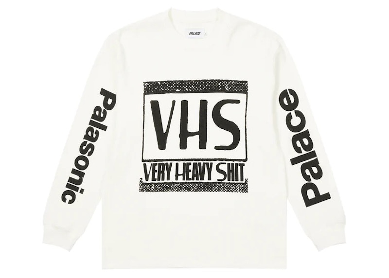 Palace VHS Thermal Longlseeve Top White - FW22 Men's - US