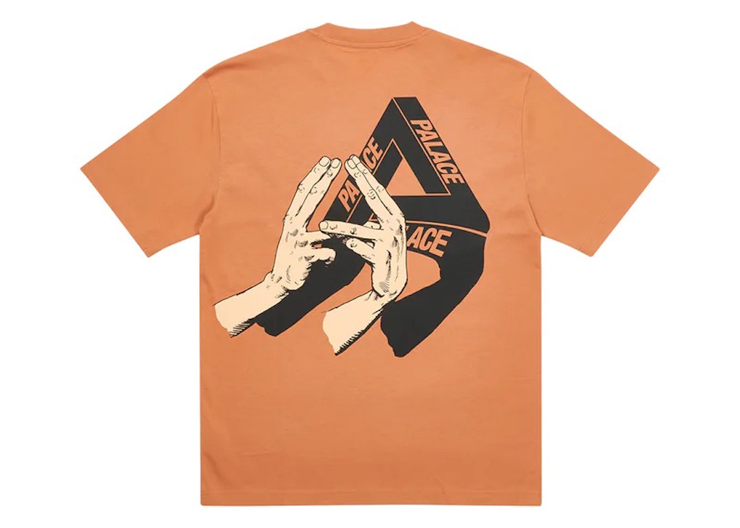Pre-owned Palace Valley Of The Shadows T-shirt Caramel
