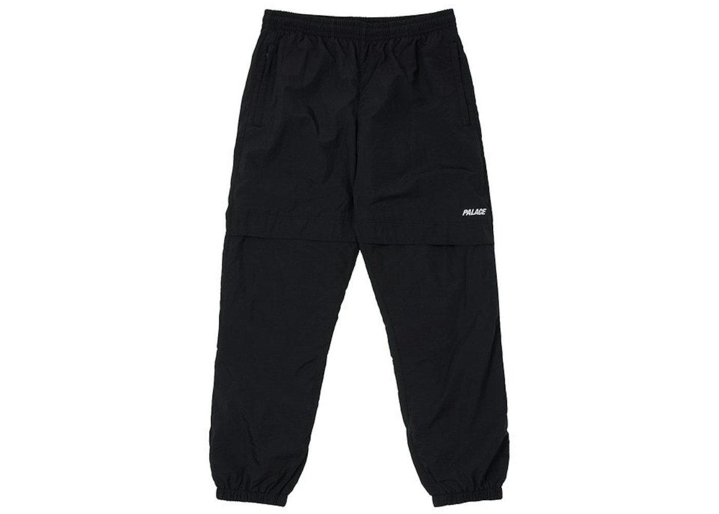 Palace Vented Shell Bottoms Black