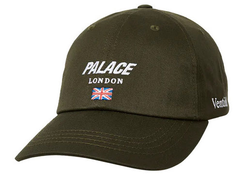 Palace Ventile London 6-Panel Olive Men's - FW23 - US