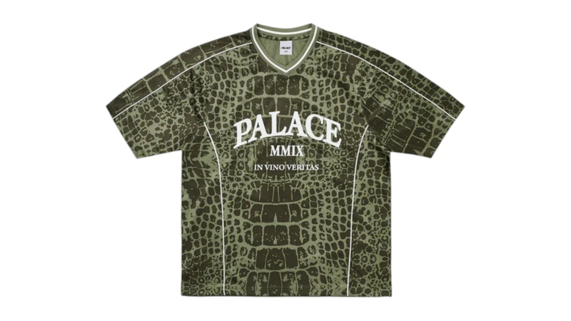 Pre-owned Palace Men's Veritas Mesh Jersey In Croc In Brown