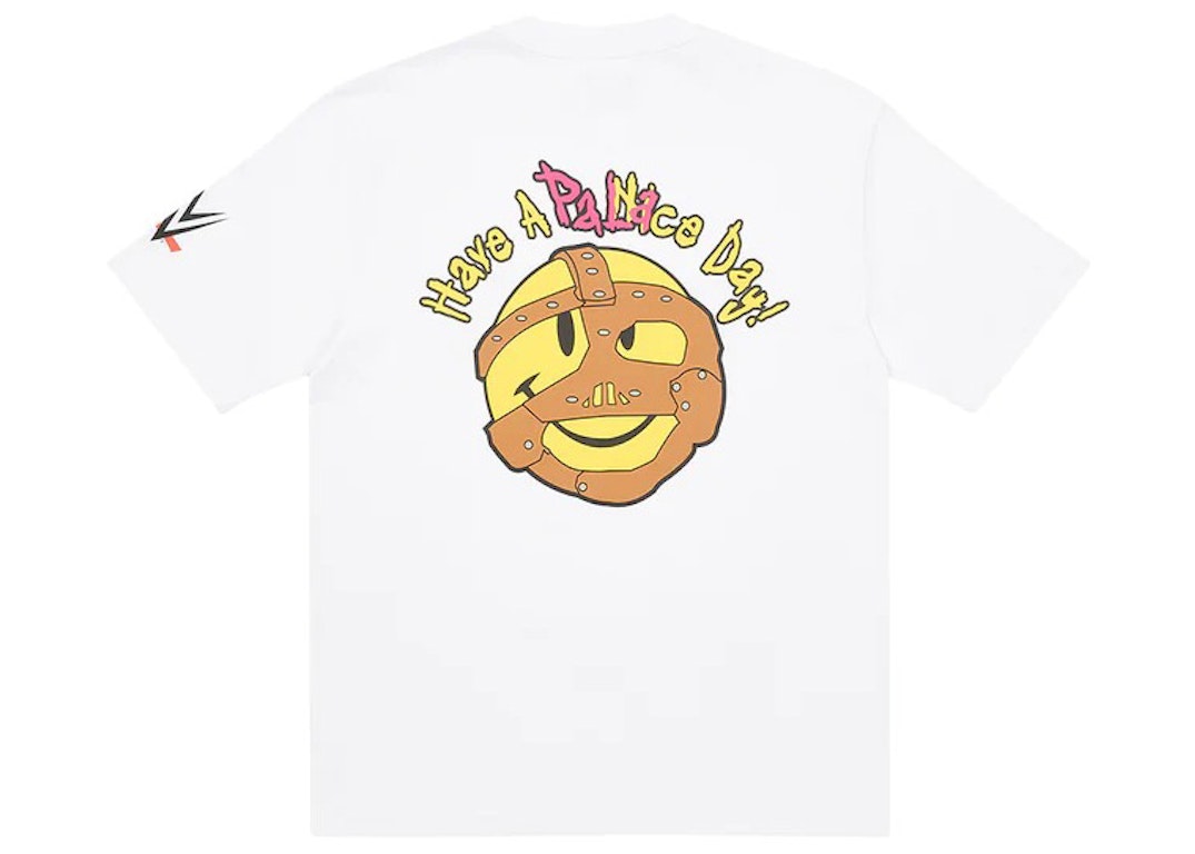 Pre-owned Palace X Wwe Nice Day T-shirt White