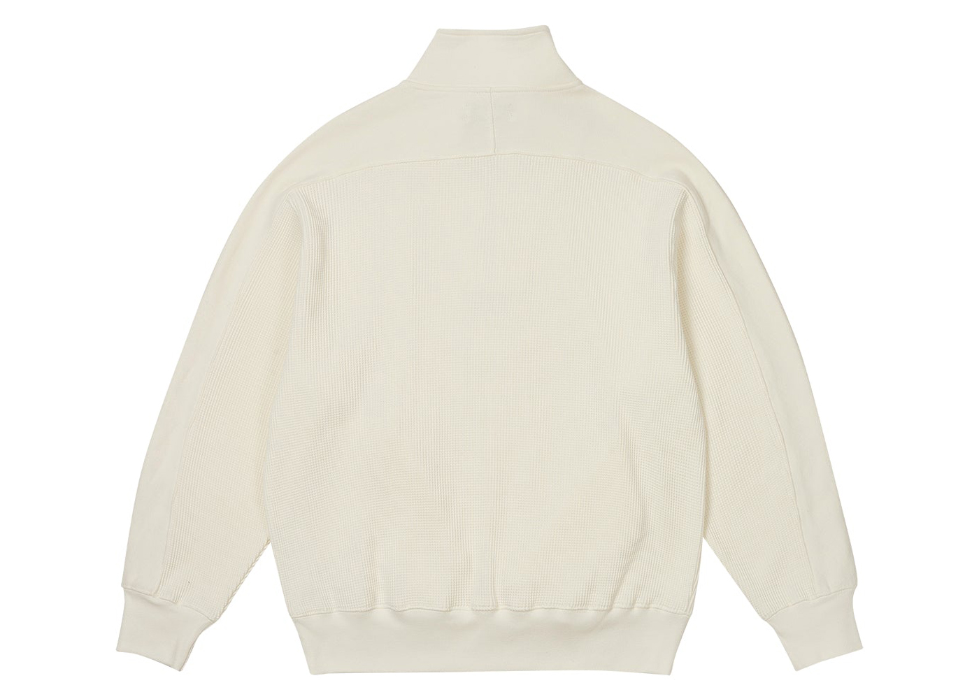 Palace Waffle On 1/4 Zip White