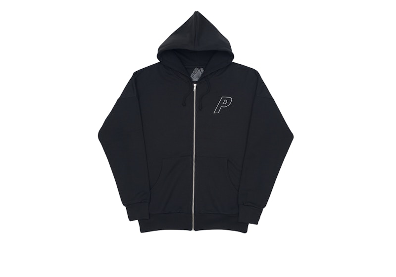 Palace Waffle Zip Hood Black Men's - FW15 - US Palace Waffle Zip Hood Black Men's - FW15 - US