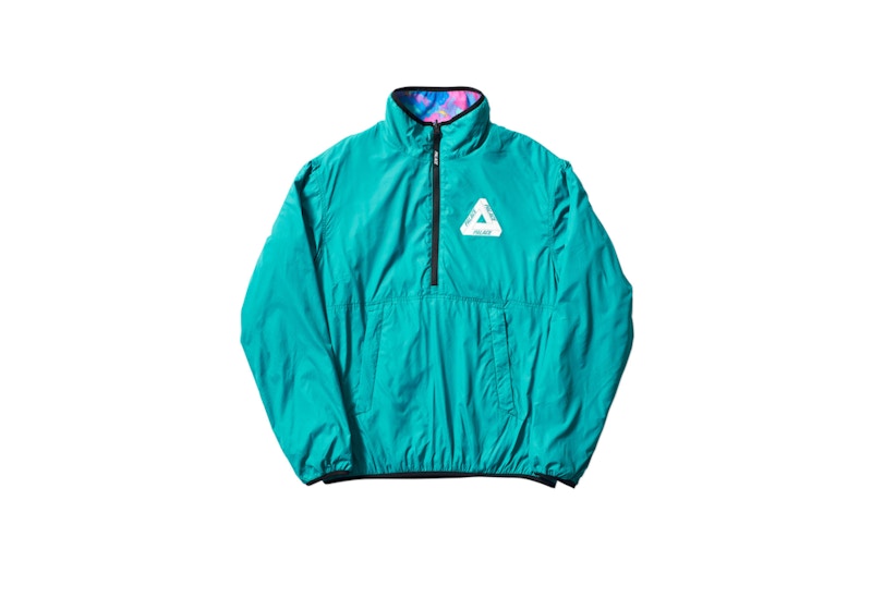 Palace Warper Reversible Fleece Teal/Multi Men's - Winter 2017 - US