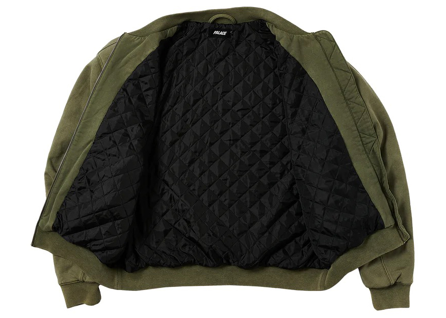 PALACE Wash Out Bomber Jacket Deep Green数回着用