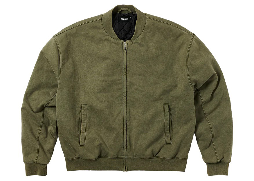 PALACE Wash Out Bomber Jacket Deep Green数回着用