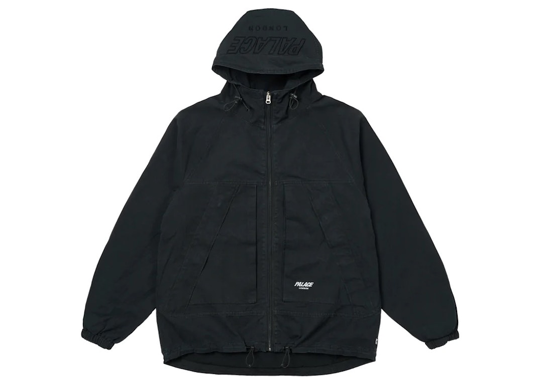 Pre-owned Palace Washed Cotton Jacket Black