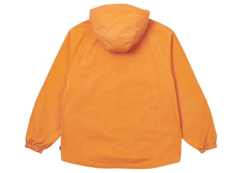 Palace Washed Cotton Jacket Orange Men's - FW22 - US