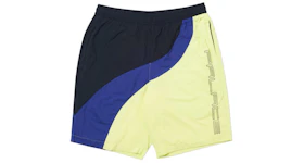 Palace Wave Runner Shell Shorts Yellow/Blue/Black