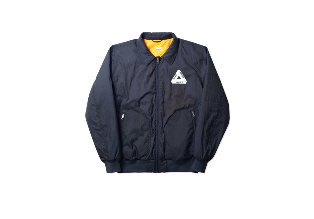 Kith Colorblocked Sateen Bomber Navy Men's - SS20 - US