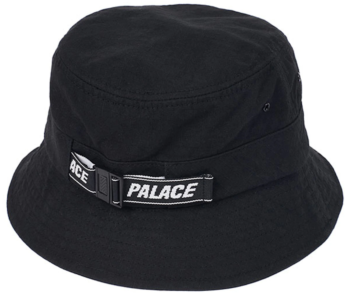 Palace Web Strap Bucket Hat Black Men's - SS21 - US