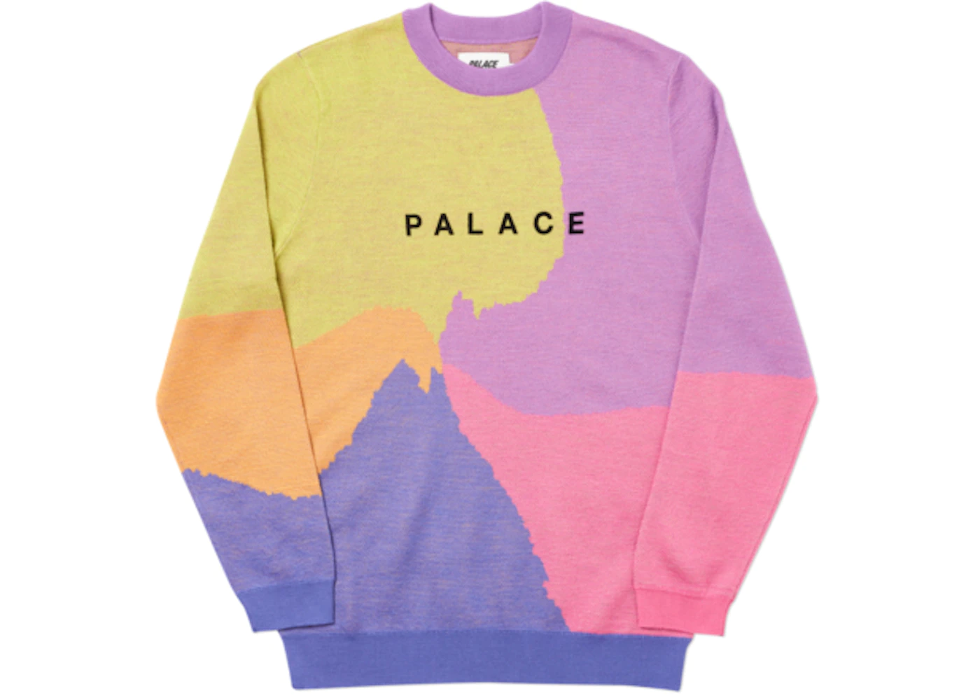 Palace Knit Green/Yellow/Purple FW18 - US