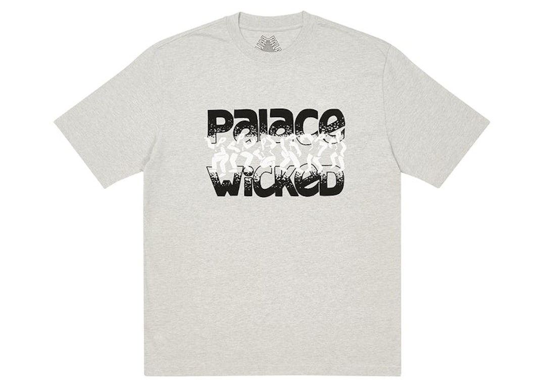 Pre-owned Palace Wicked T-shirt Grey Marl