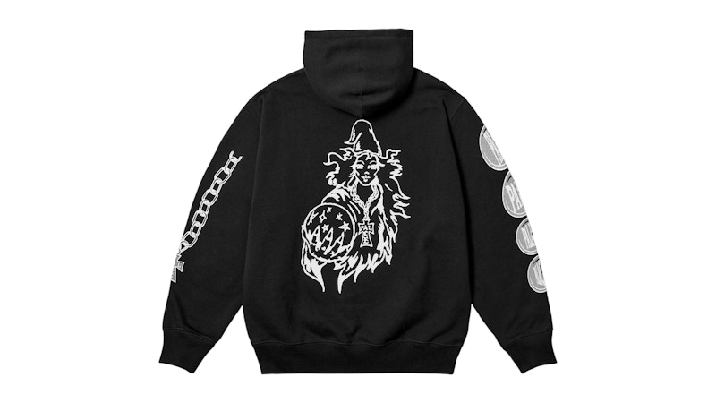 Palace Wizard Sleeves Hood Black Men's - SS25 - US