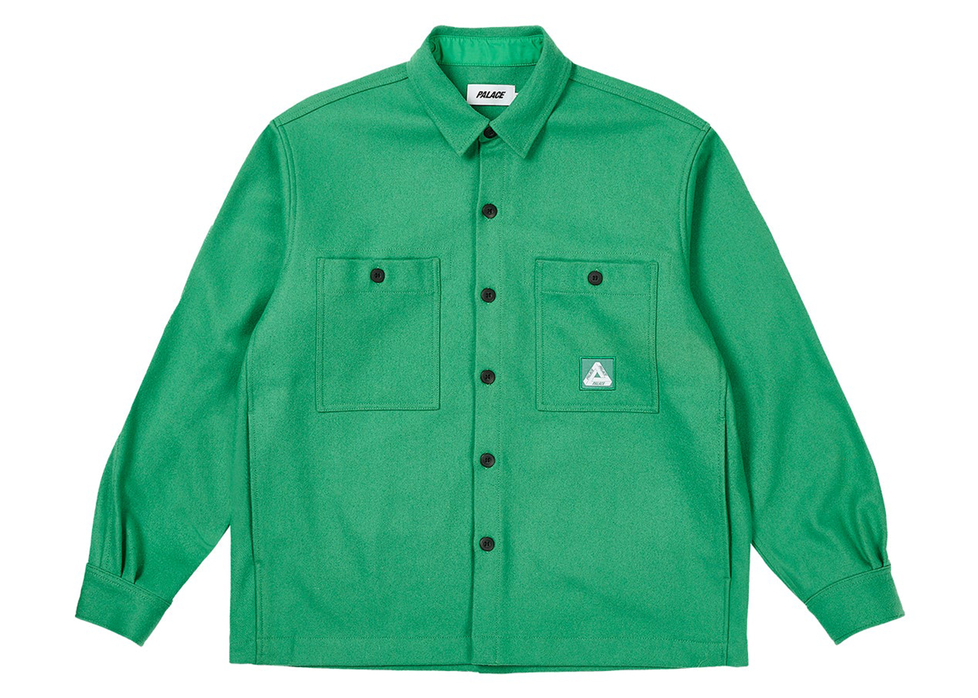 Palace Wool Shirt Jacket Pea Green メンズ - SS24 - JP
