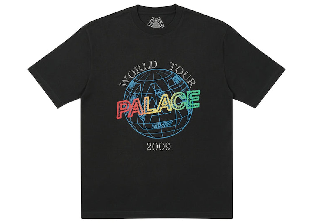 Pre-owned Palace World Tour T-shirt Black