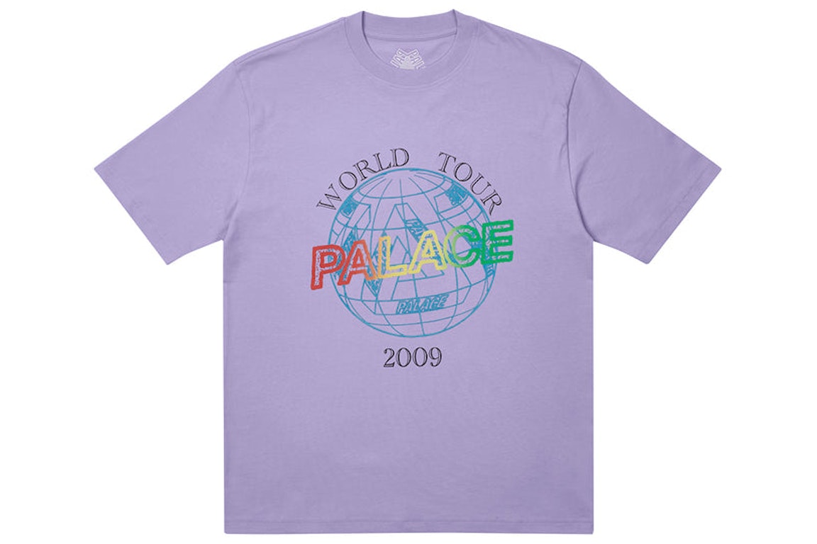Pre-owned Palace World Tour T-shirt Violet