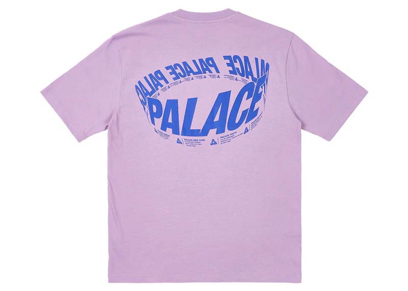 Palace Wrapper Logo T-Shirt Light Purple