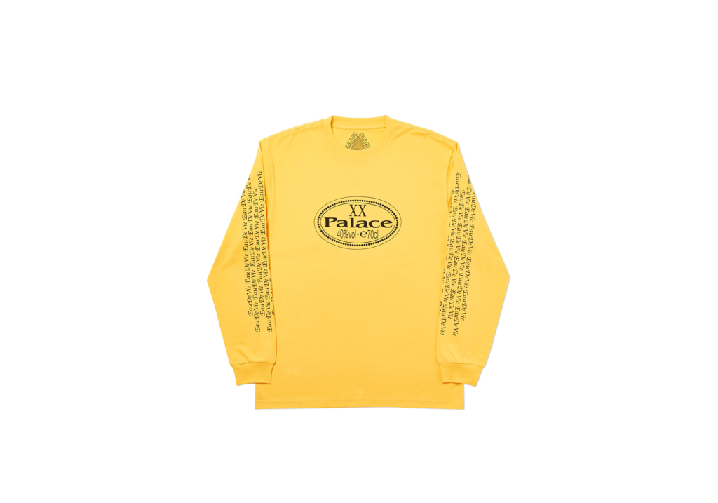 Palace XX Longsleeve Yellow メンズ - SS20 - JP