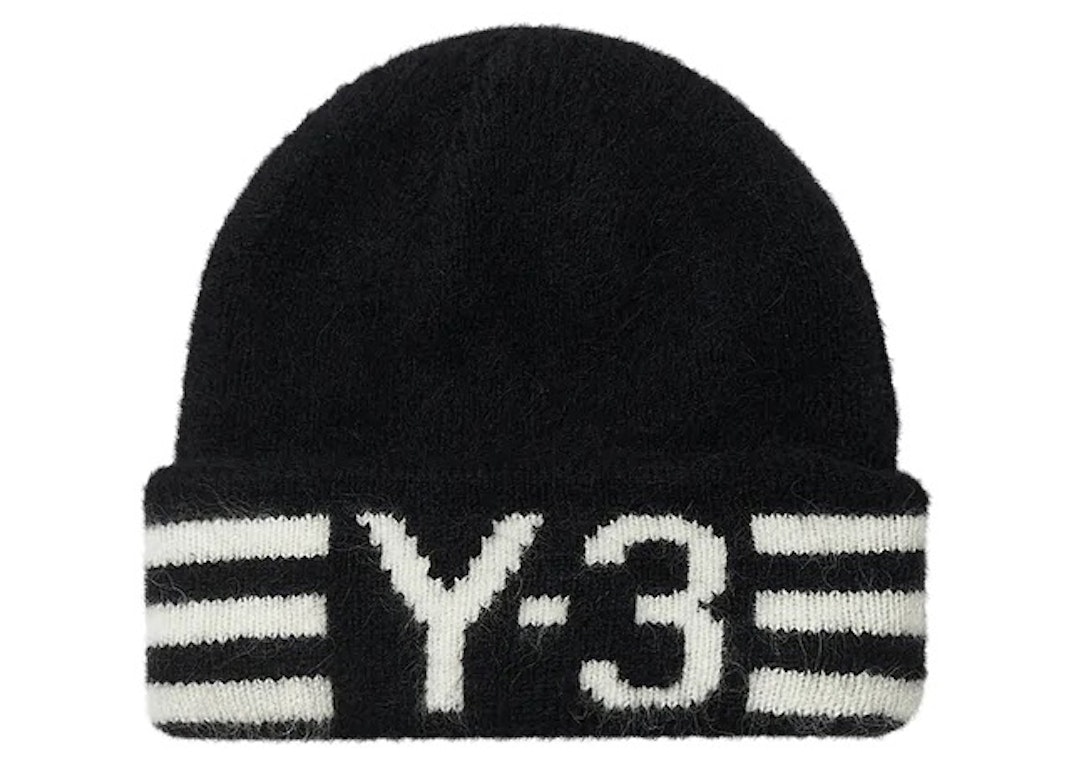 Pre-owned Palace Y-3 Beanie Black/white