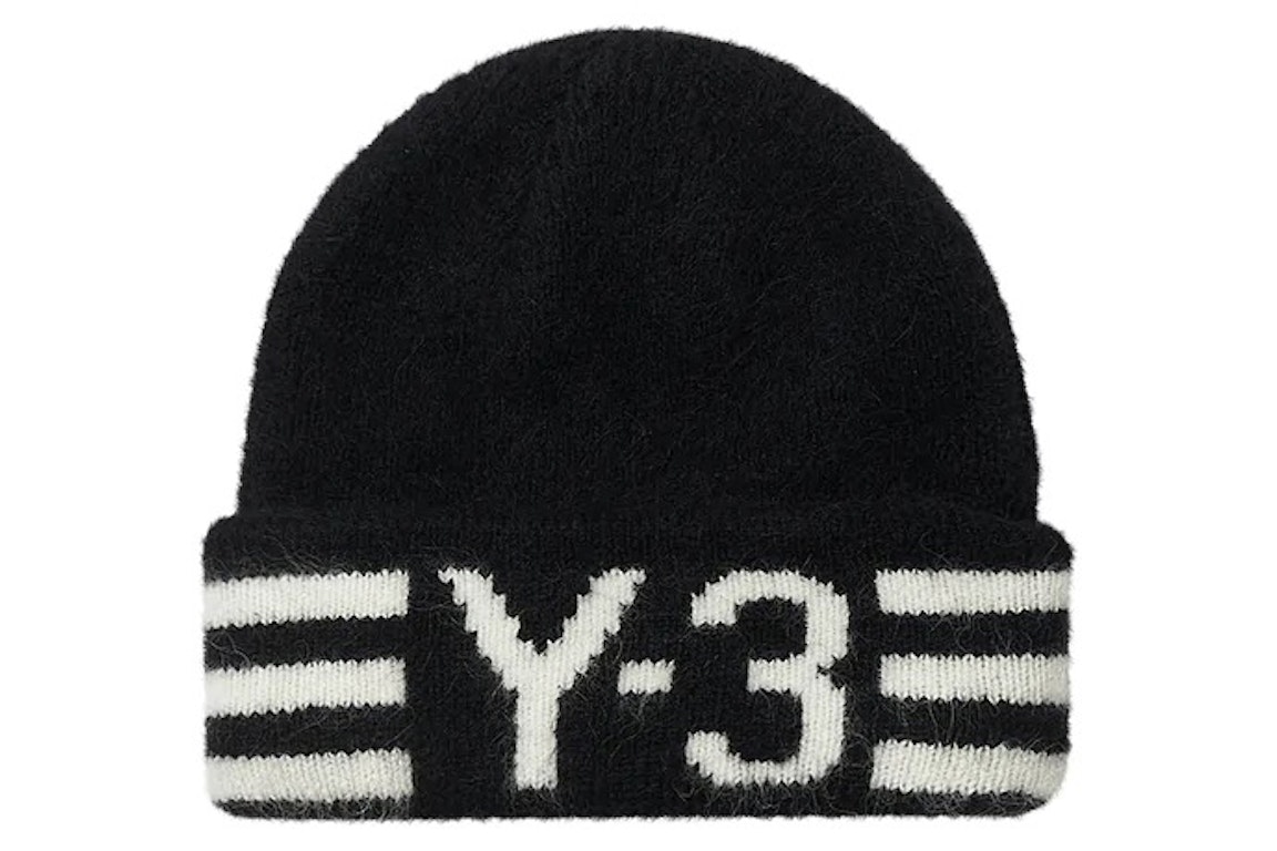 Pre-owned Palace Y-3 Beanie Black/white