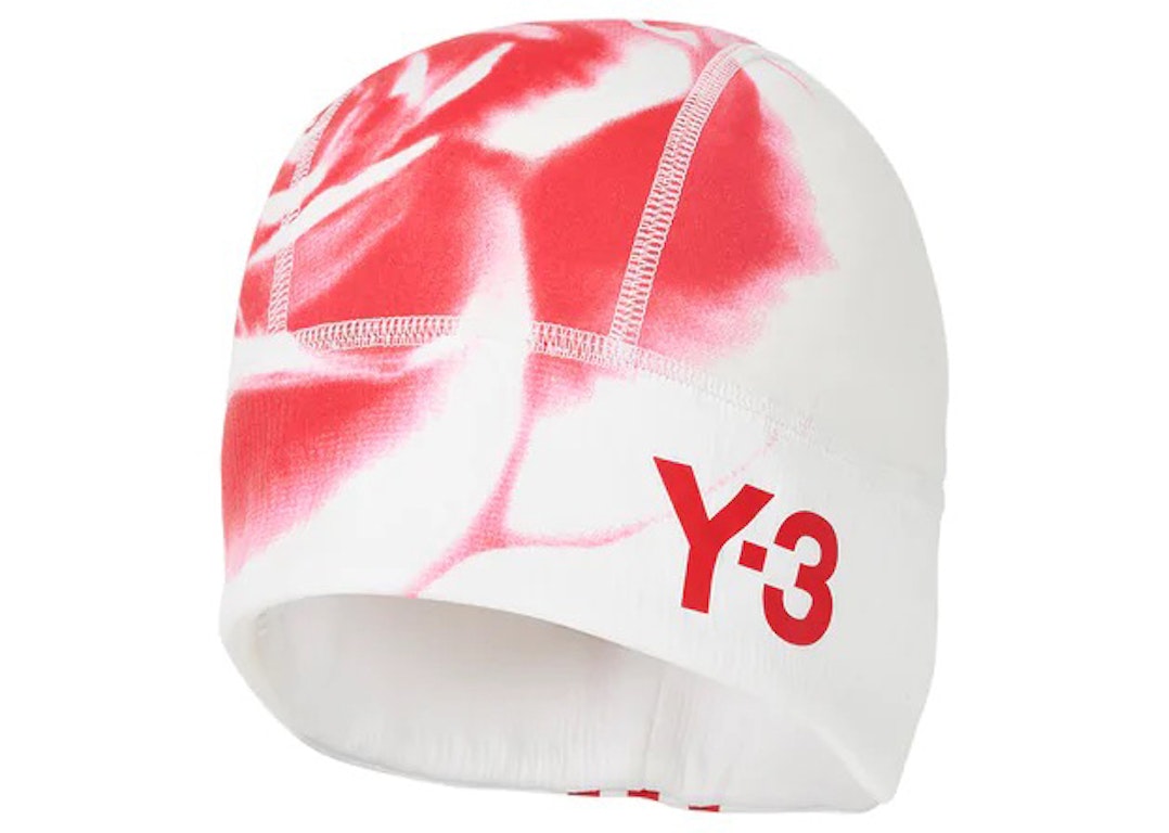 Pre-owned Palace Y-3 Beanie White/red