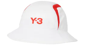 Palace Y-3 Bucket Hat White/Red
