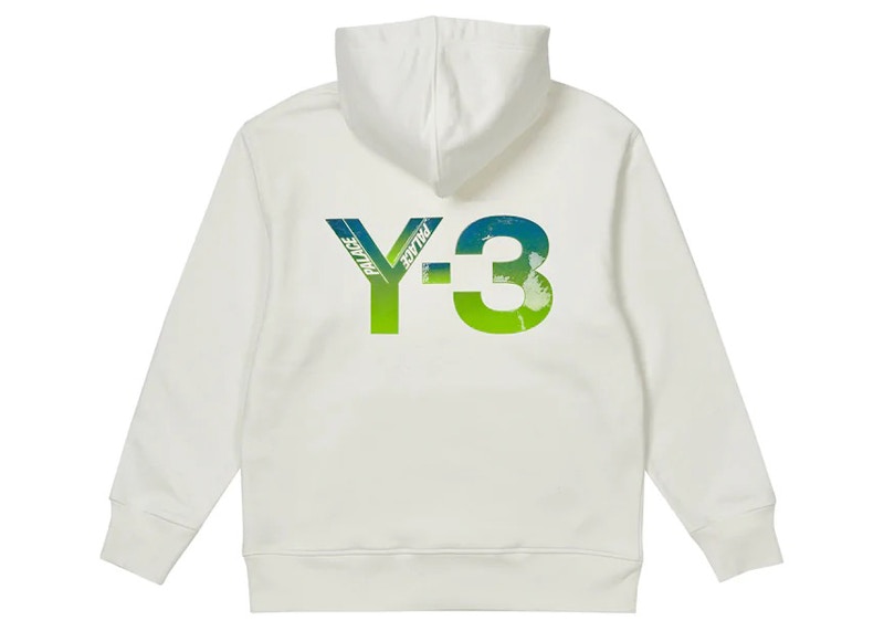 Palace Y-3 Logo Hoodie White Men's - FW22 - US